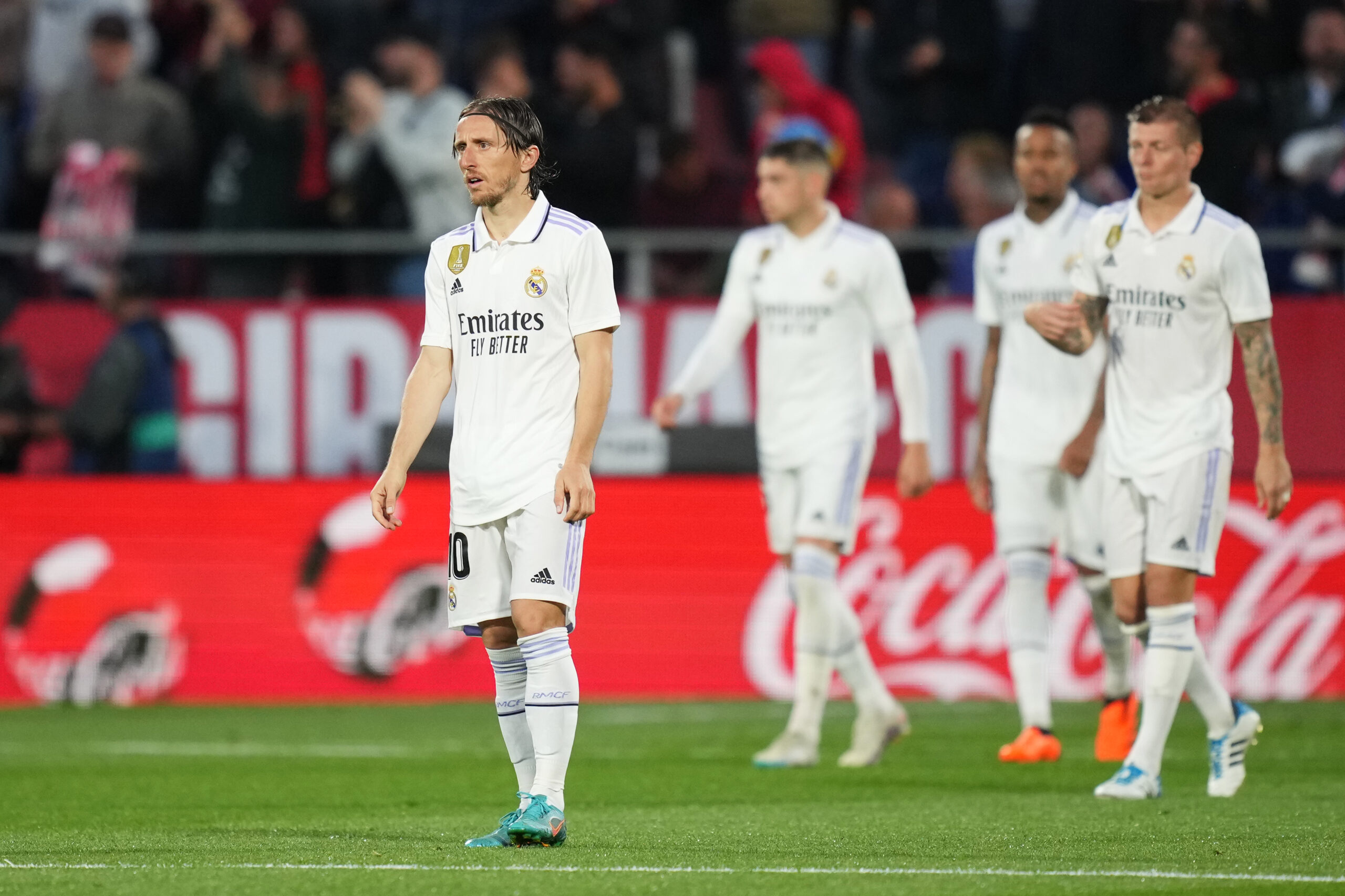 Modric triste por sus nuevas molestias físicas. Foto: Getty Images.
