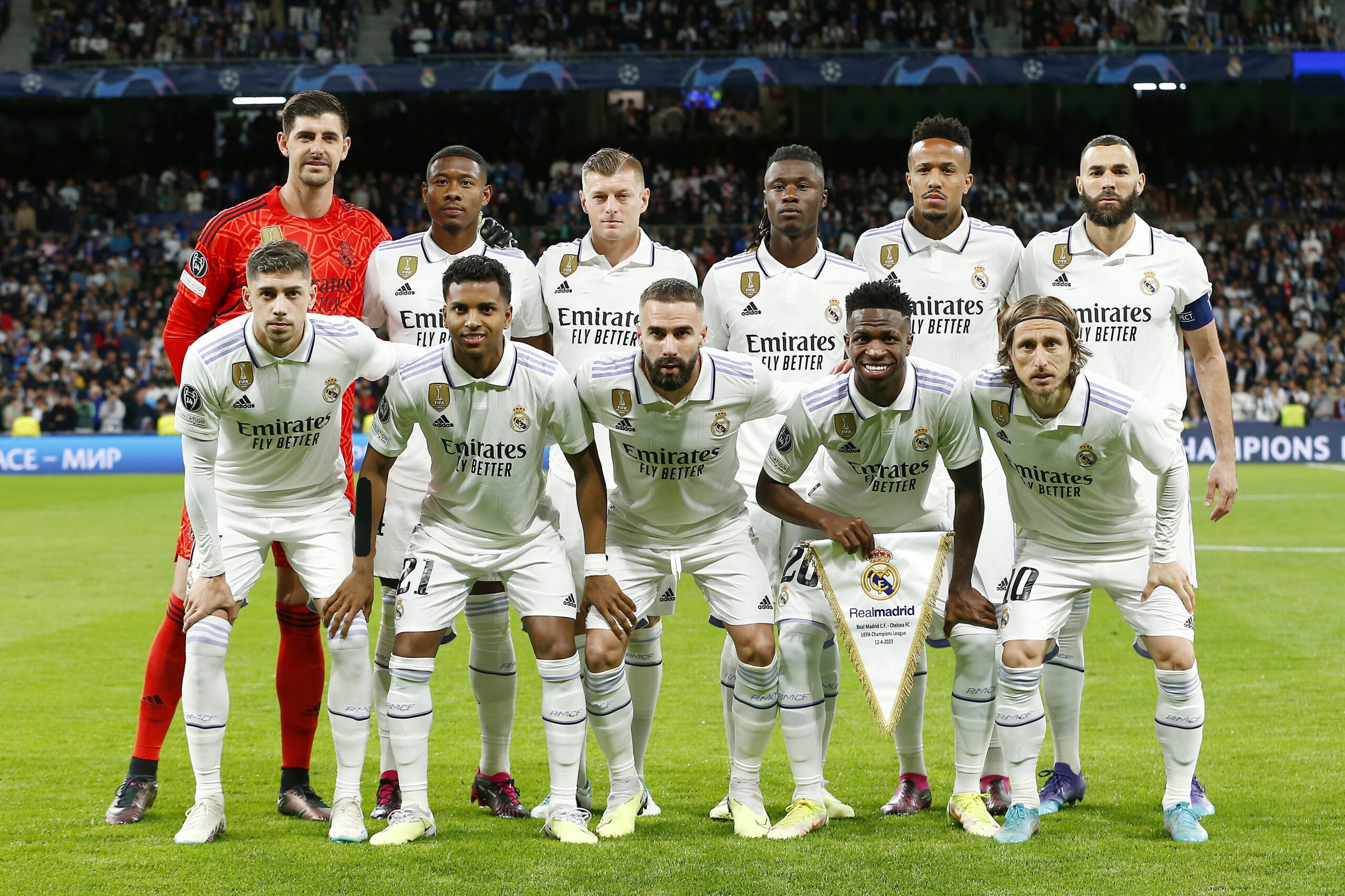 Este es el equipo de Real Madrid para enfrentar a Cádiz. Foto: Getty Images.