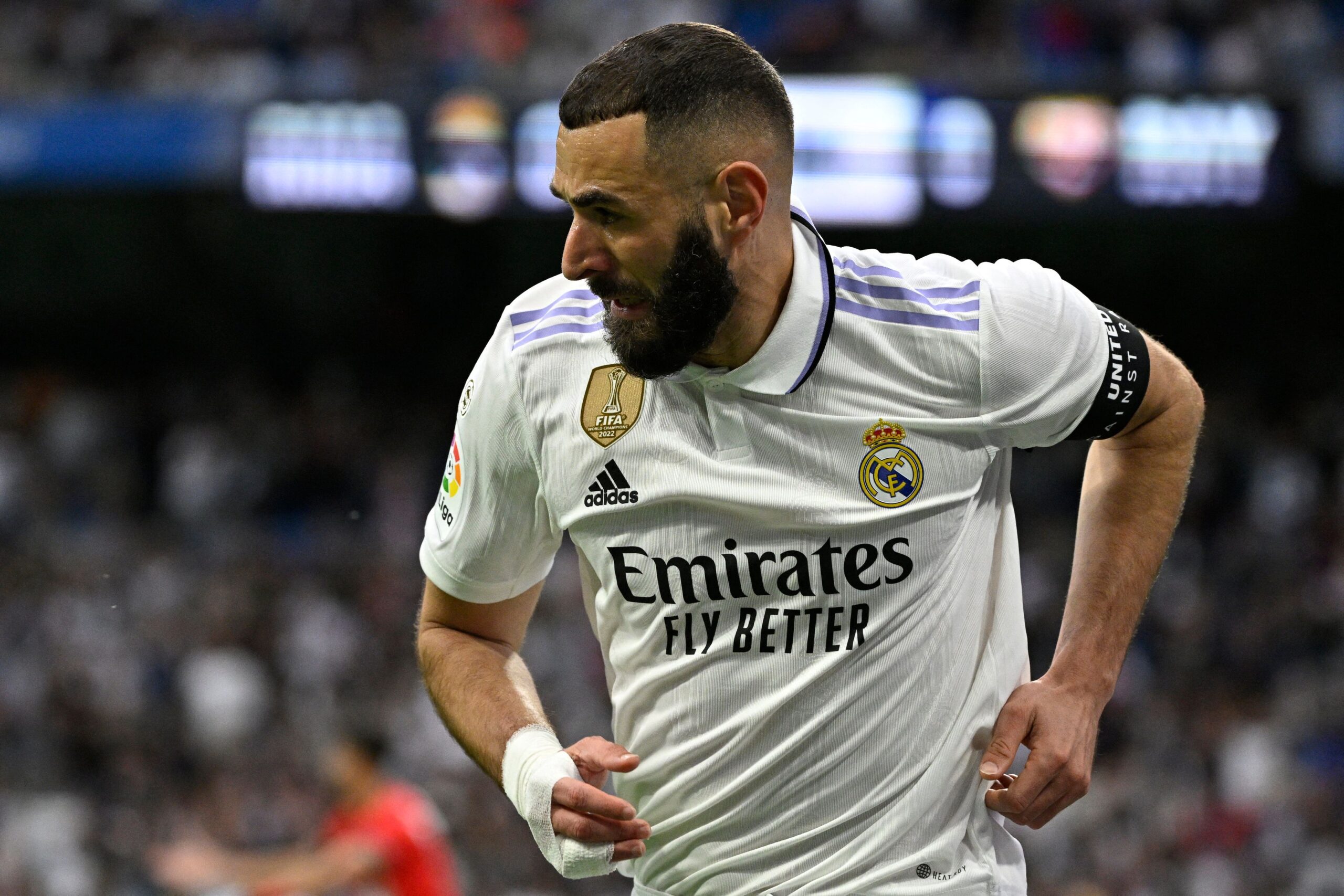 Karim Benzema a punto de dar el sí a Arabia Saudita. Foto: Getty Images.