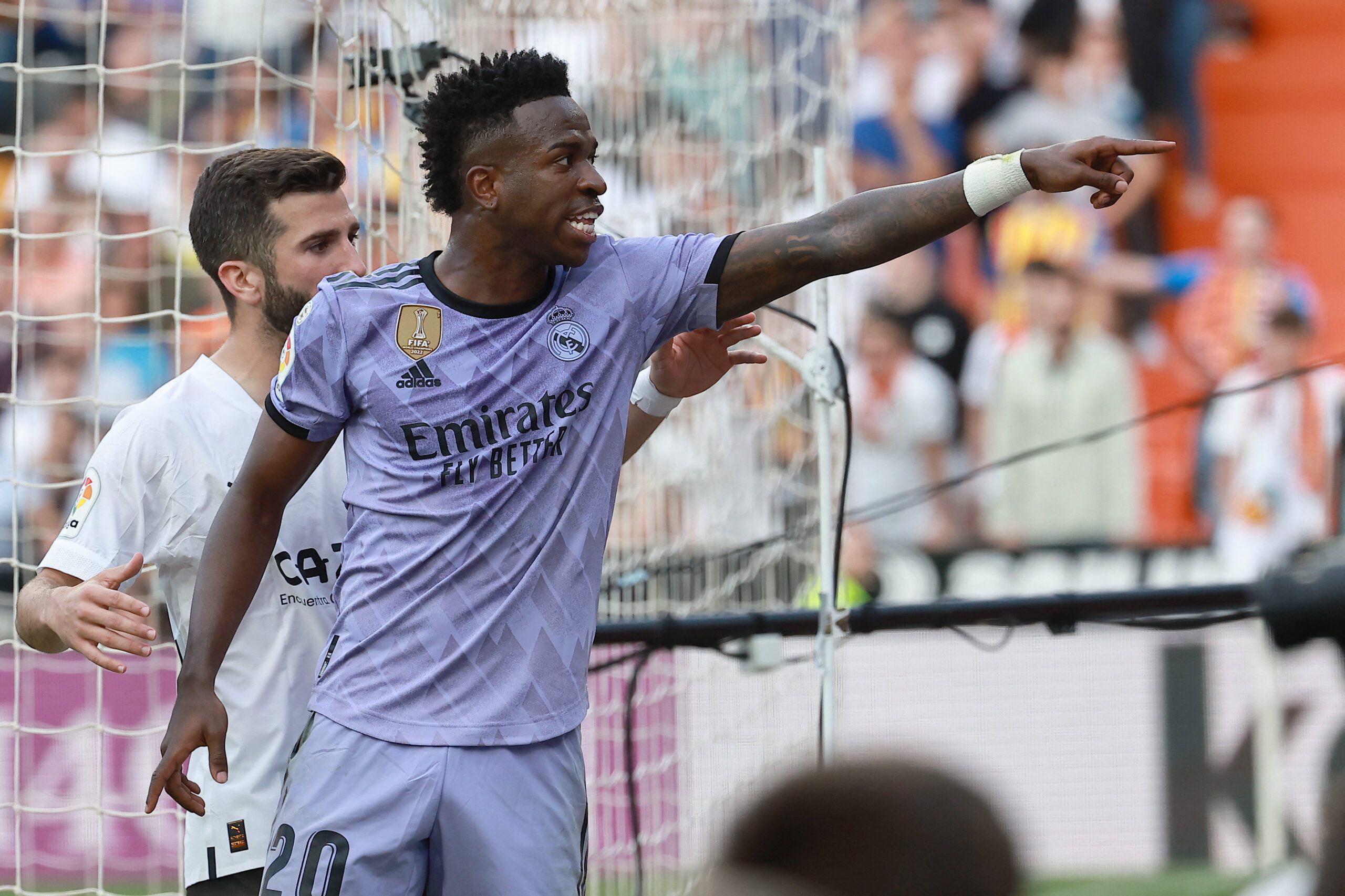 Vinicius Jr. amenaza con irse de Real Madrid. Foto: Getty Images.