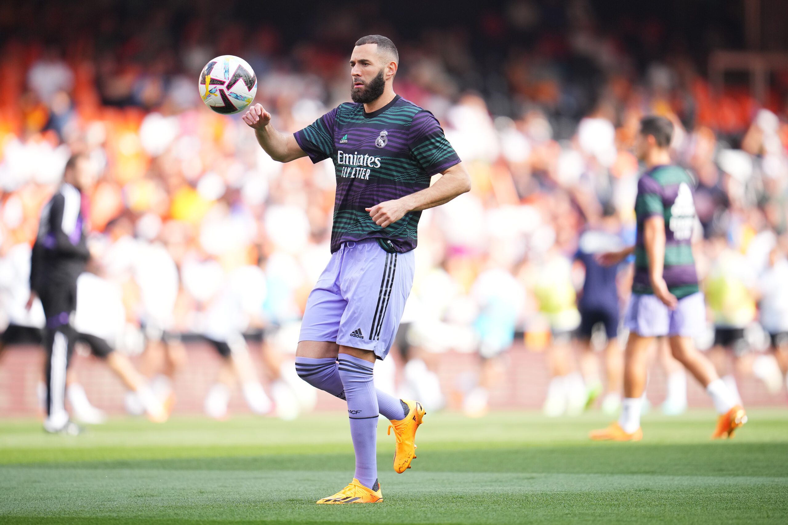 Benzema niega el irse de Real Madrid. Foto: Getty Images.