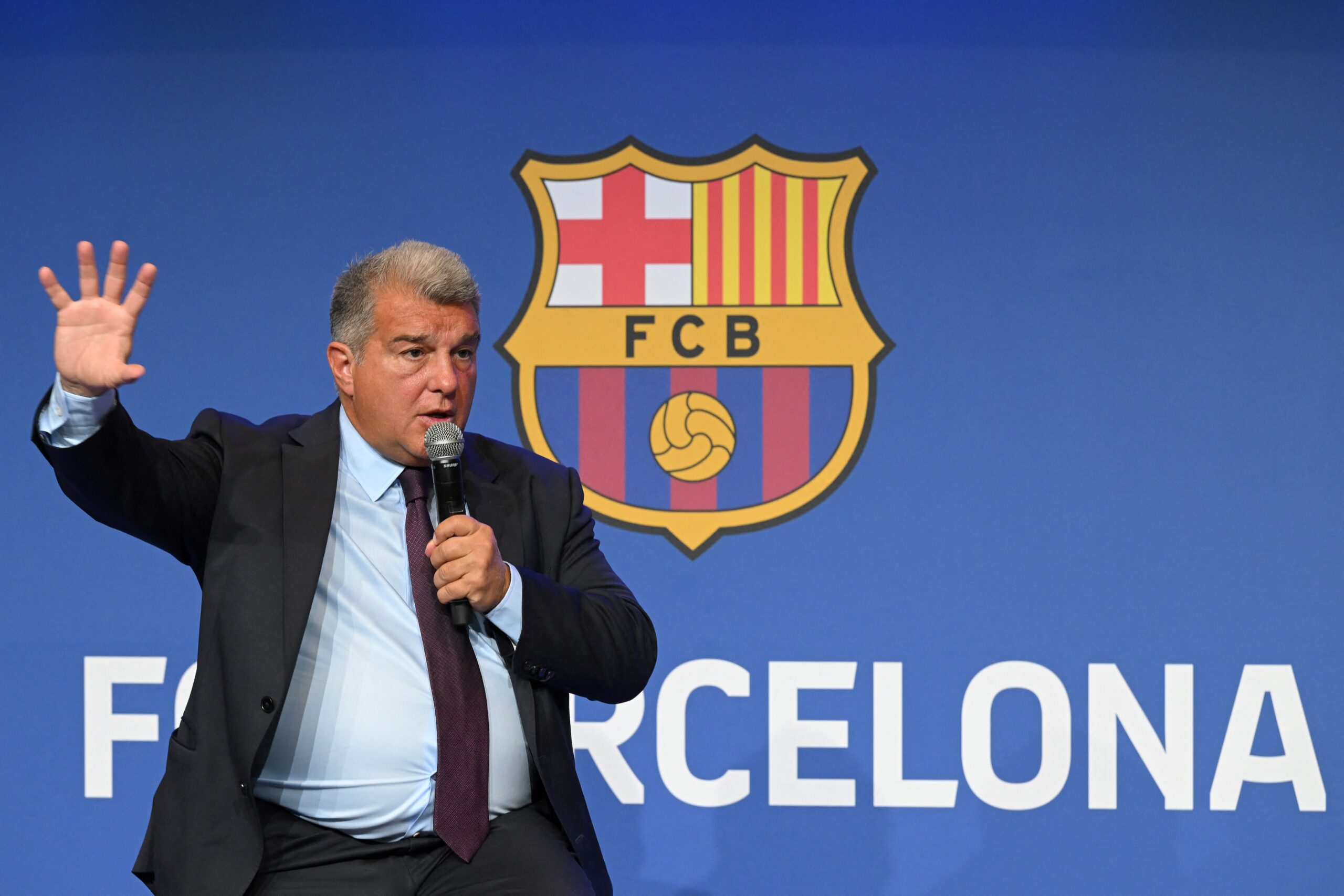 Laporta dispara nuevamente contra Real Madrid. Foto: Getty Images.