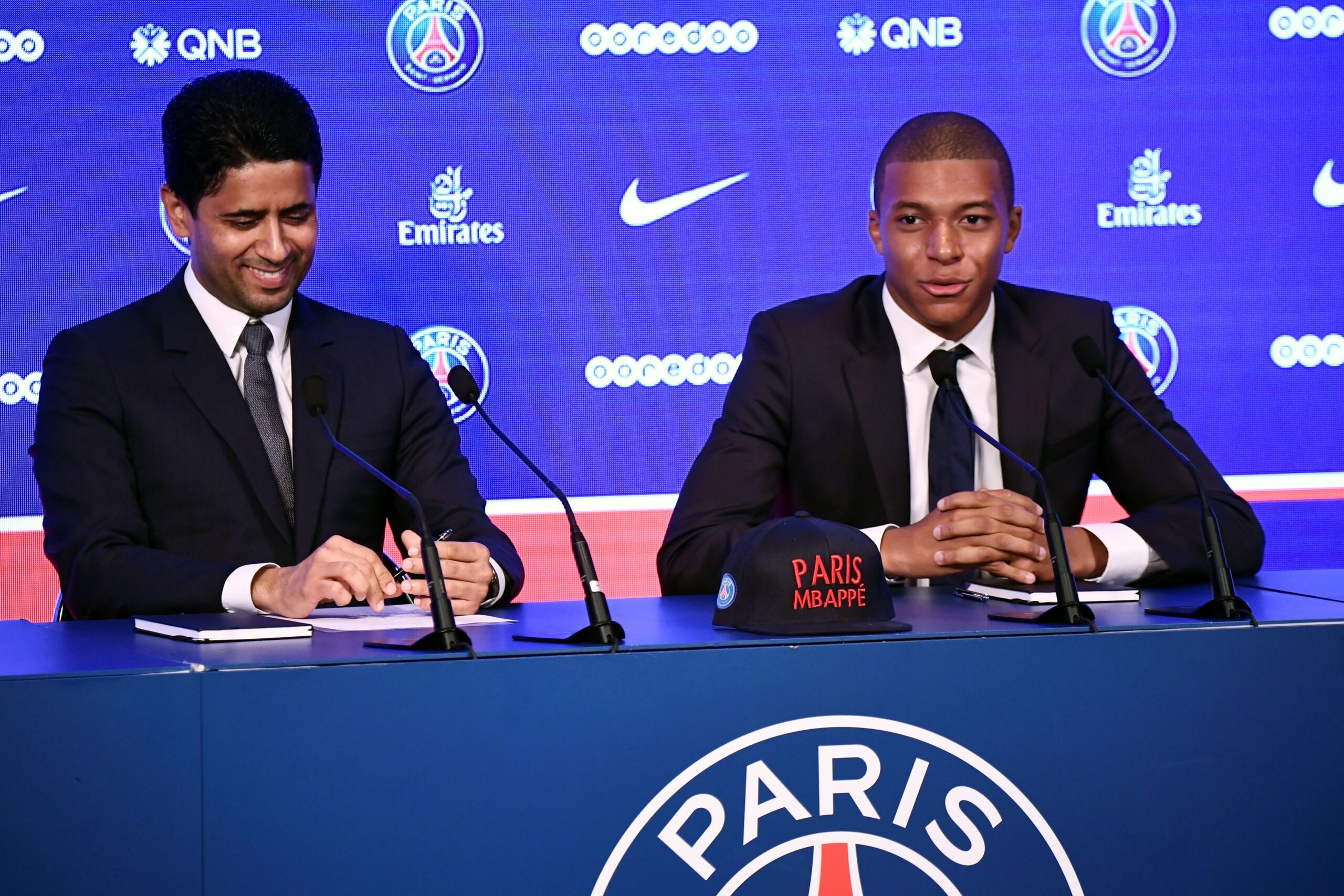 Mbappé no hará caso a Al-Khelaifi. Foto: Getty Images.