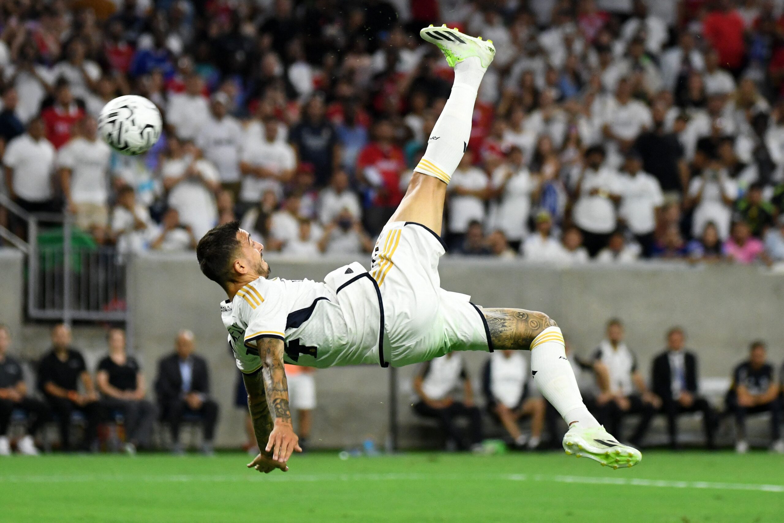Joselu quiere ser titular en Real Madrid. Foto: Getty Images.