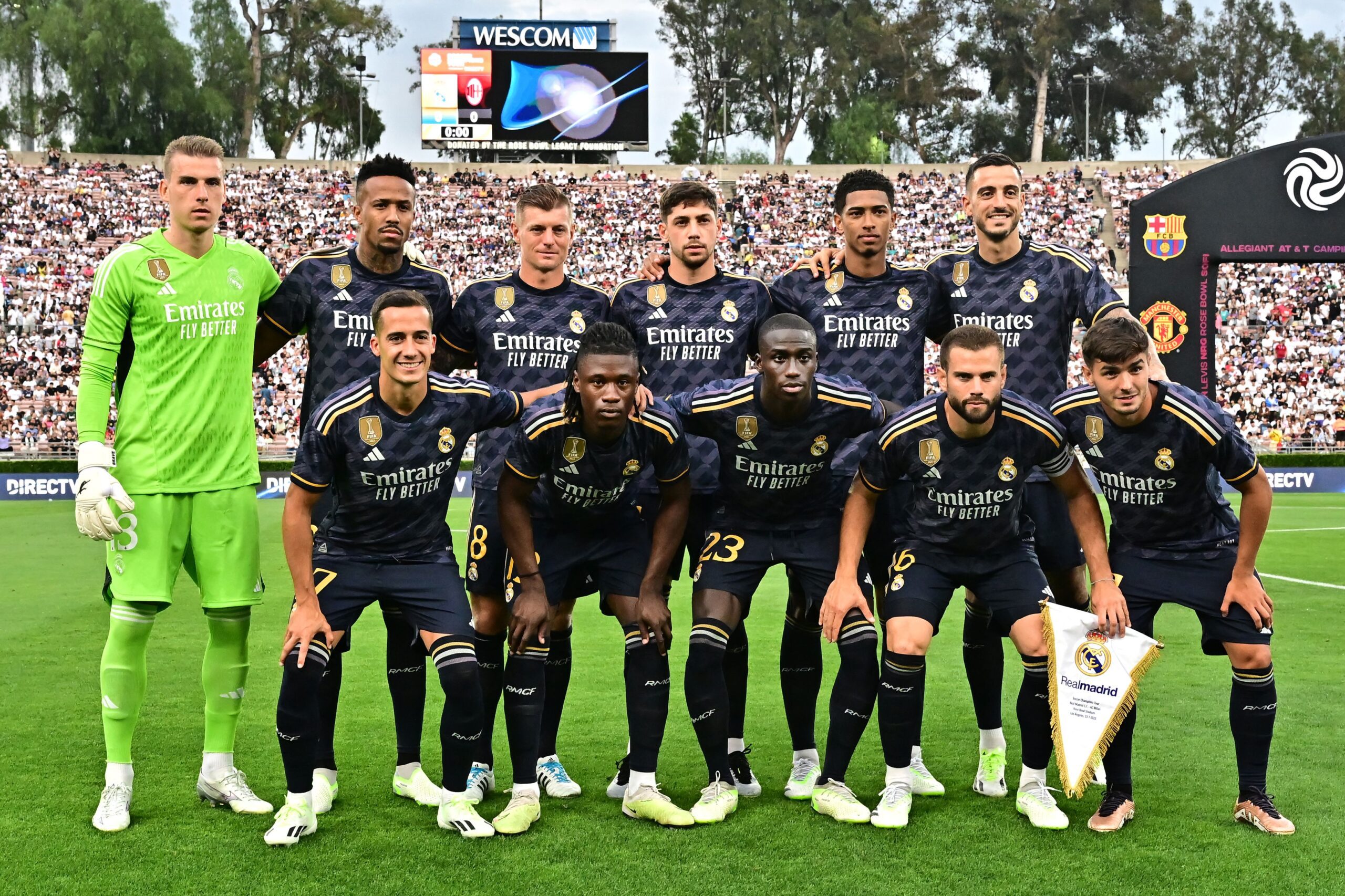 Con este equipo, Real Madrid enfrentará a Manchester United. Foto: Getty Images.