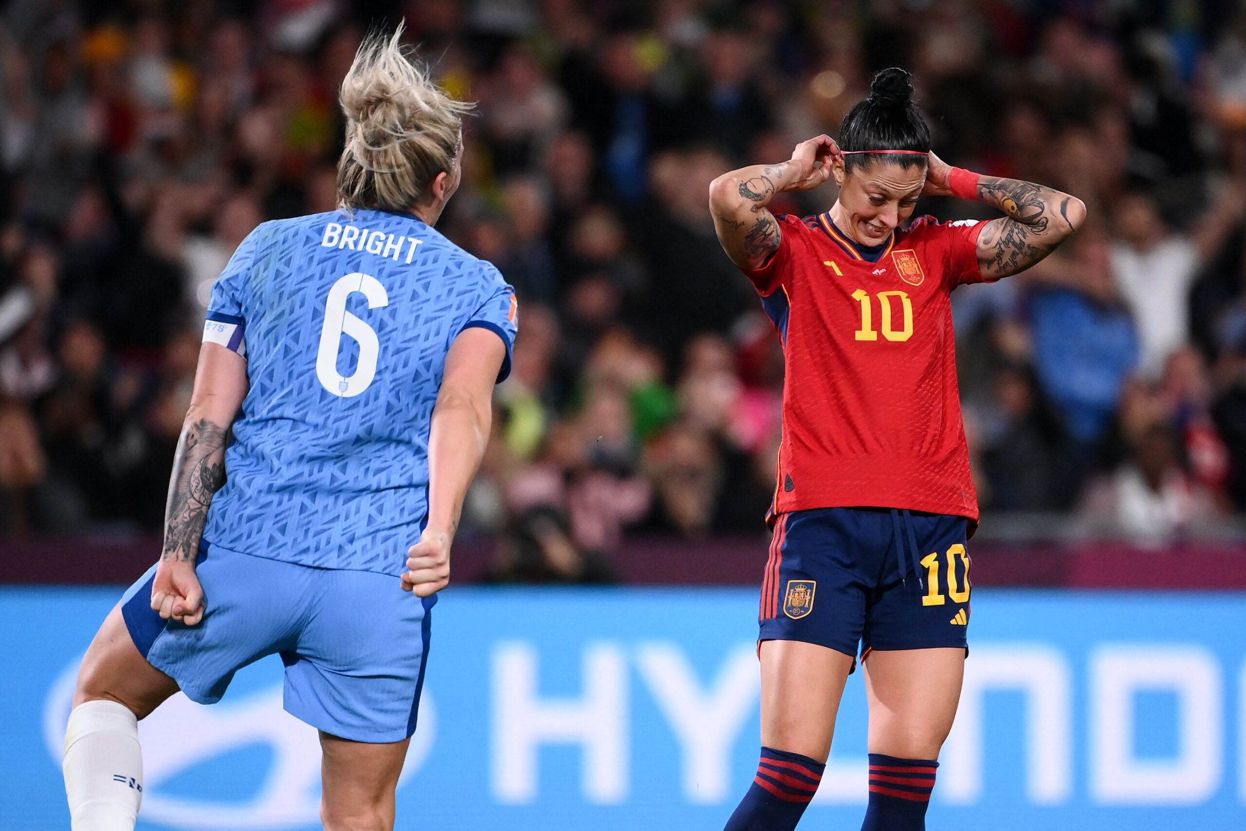 Jenni Hermoso fue condicionada por la RFEF. Foto: Getty Images.