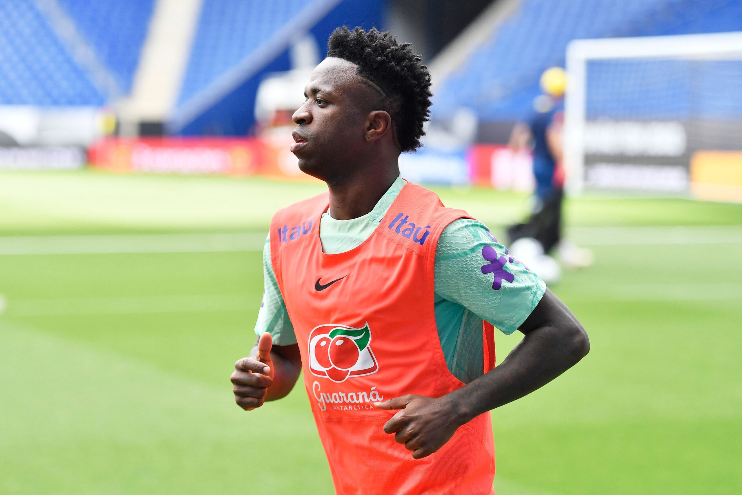 Vinicius y Güler vuelven a entrenar. Foto: Getty Images.