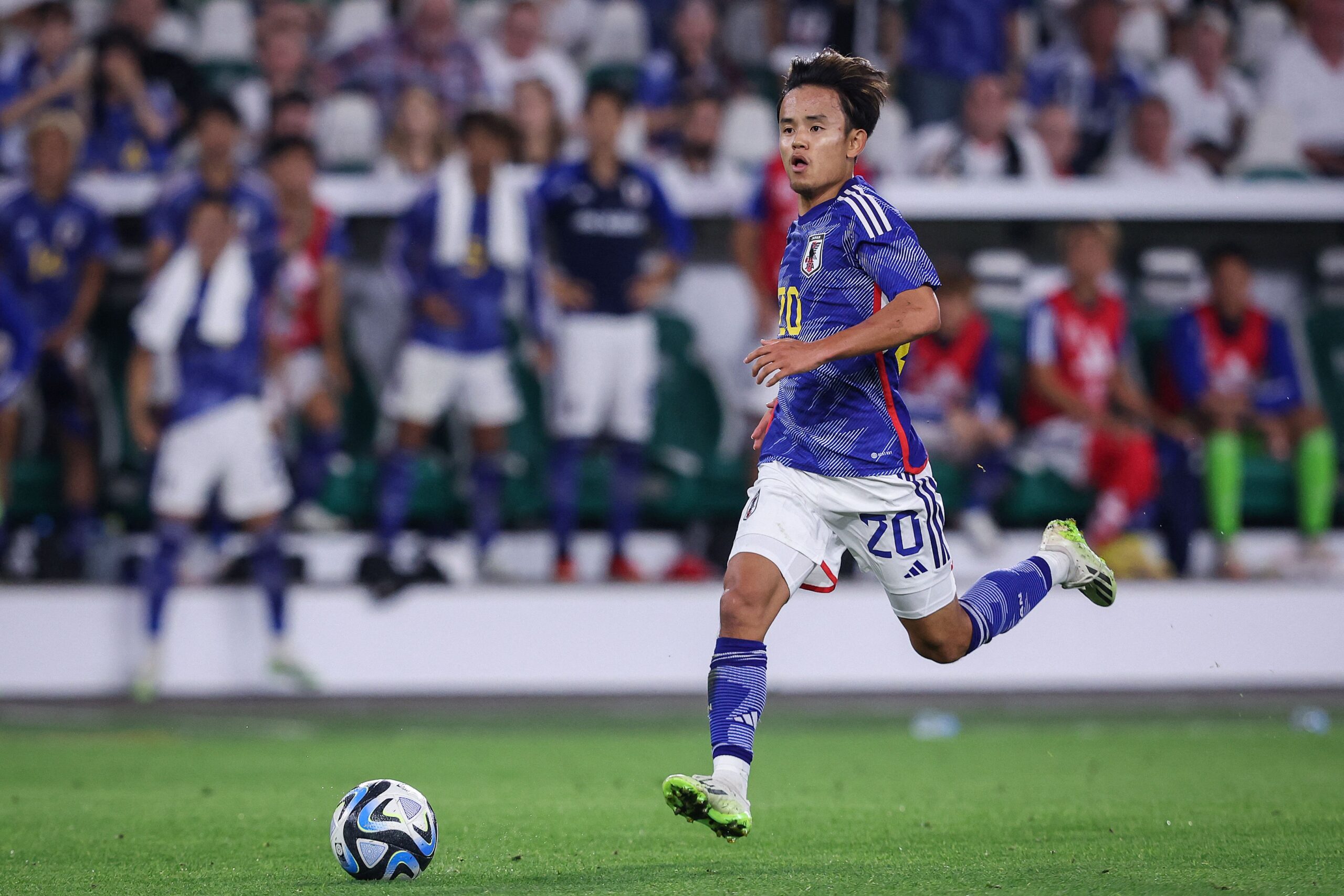 Takefusa Kubo no es tenido en cuenta en Madrid. Foto: Getty Images.