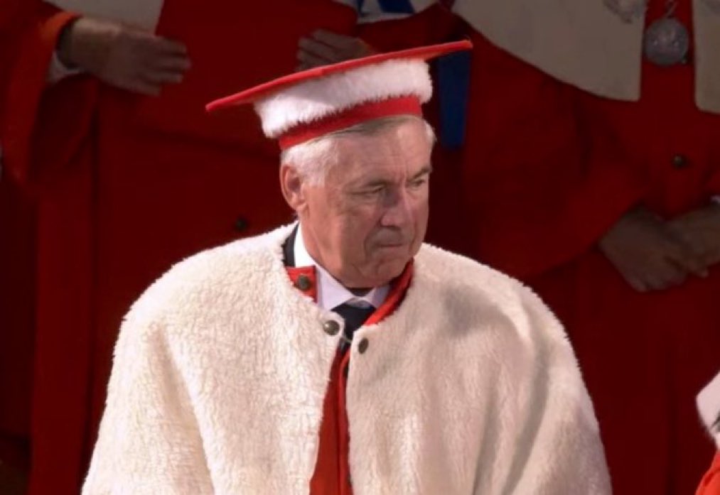 Ancelotti se ha graduado.