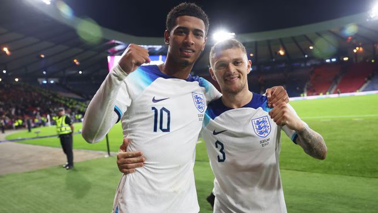 Trippier habla sobre Bellingham. Foto: Getty Images.