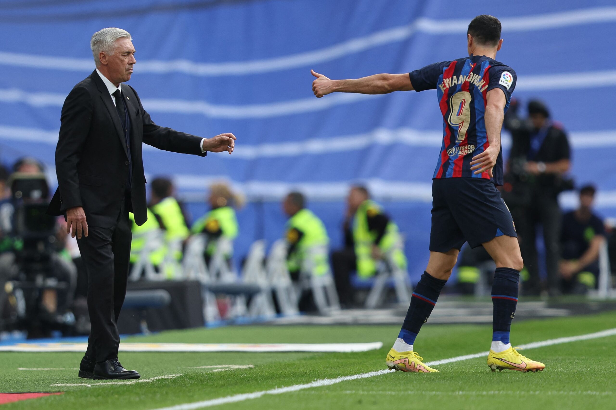 Ancelotti y su historial ante Barcelona. Foto: Getty Images.