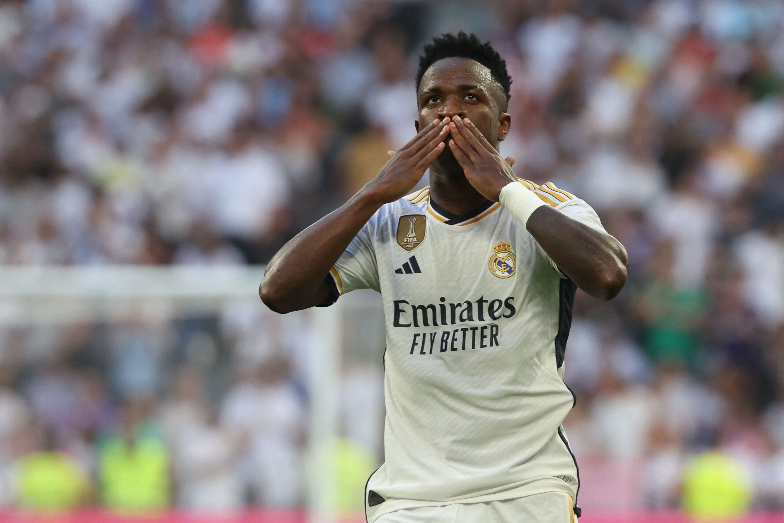 ¿Qué pasó con la renovación de Vinicius en Madrid? Foto: Getty Images.