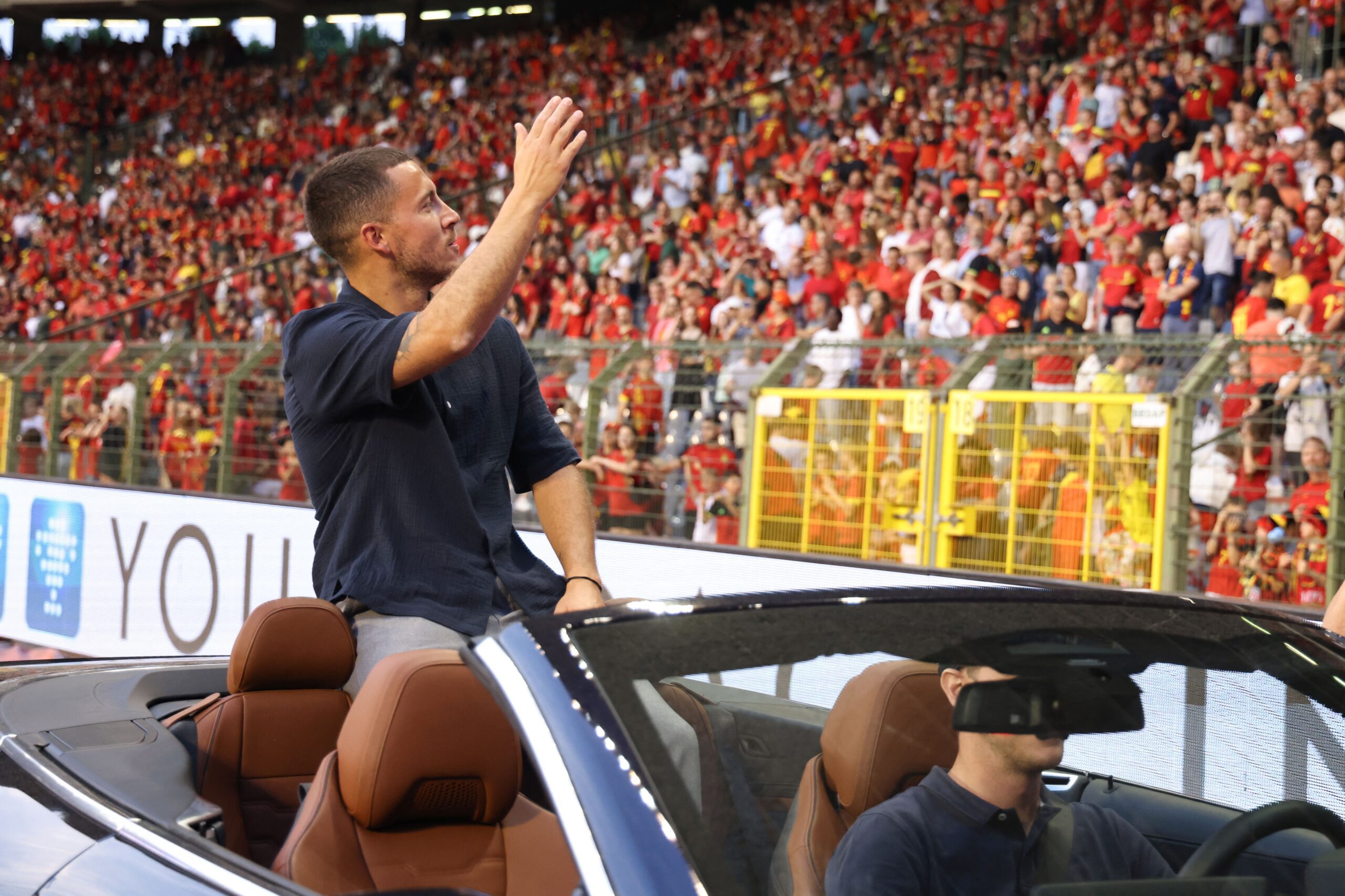 Hazard nunca pudo hacer pie en Real Madrid. Foto: Getty Images.