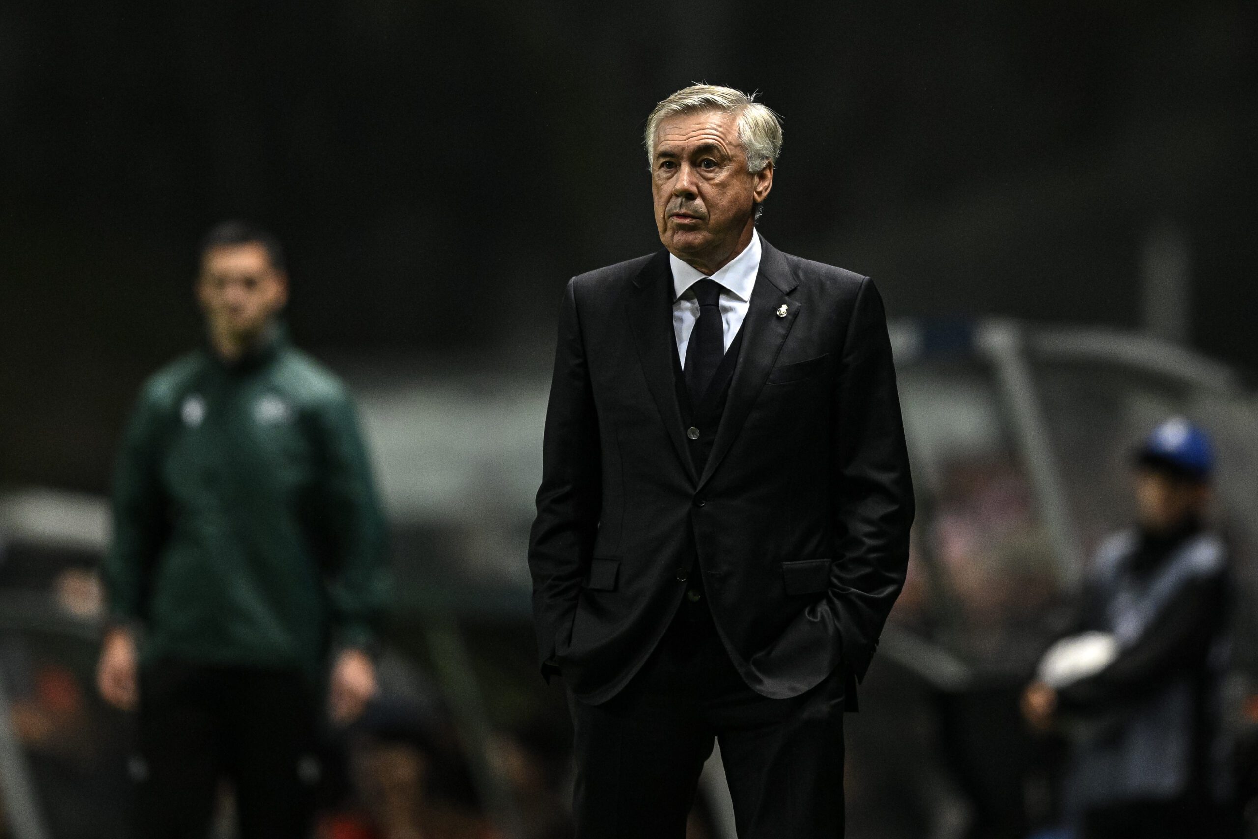 Ancelotti piensa cambiar el esquema ante Barcelona. Foto: Getty Images.