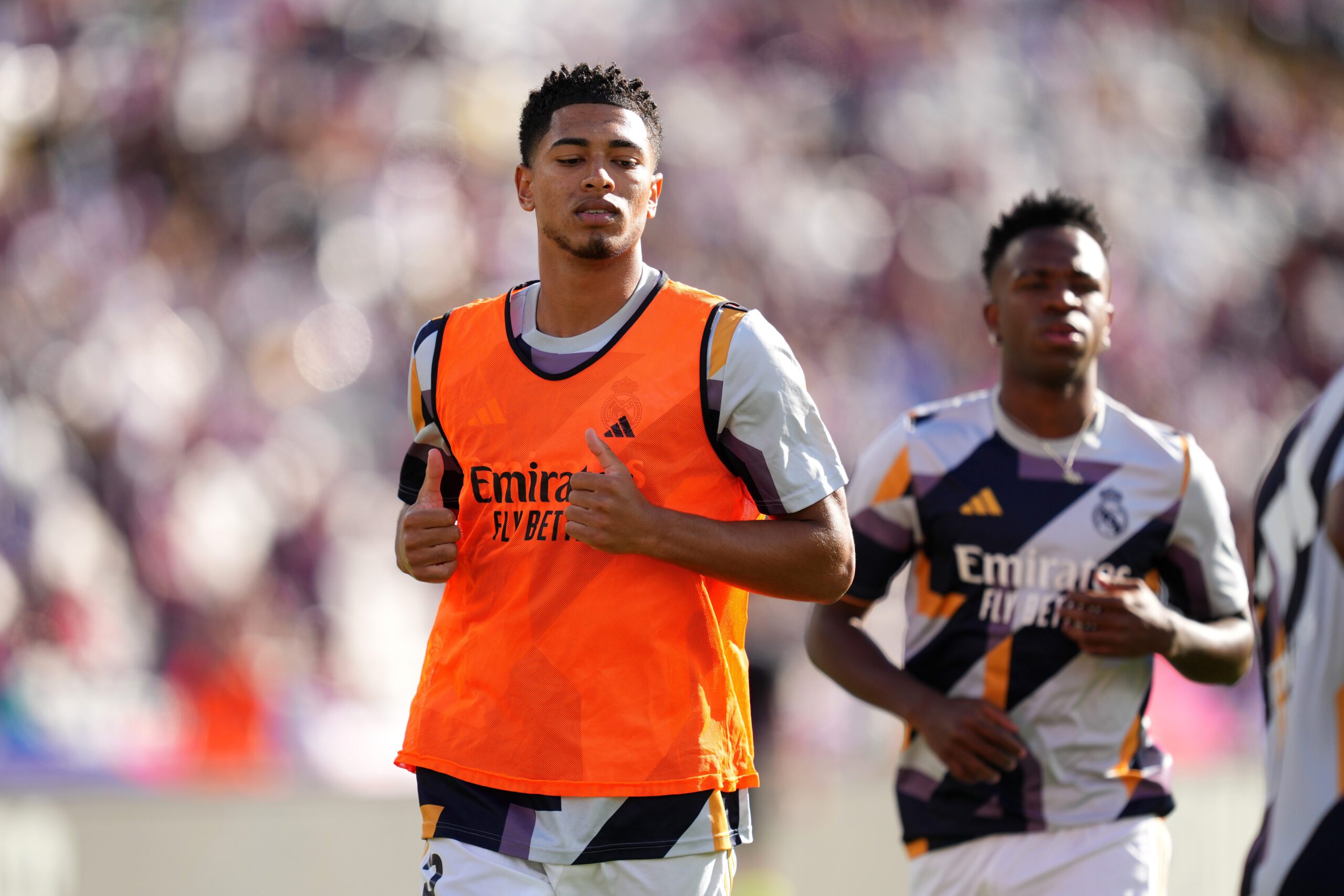 Bellingham no será titular ante Sporting Braga. Foto: Getty Images.