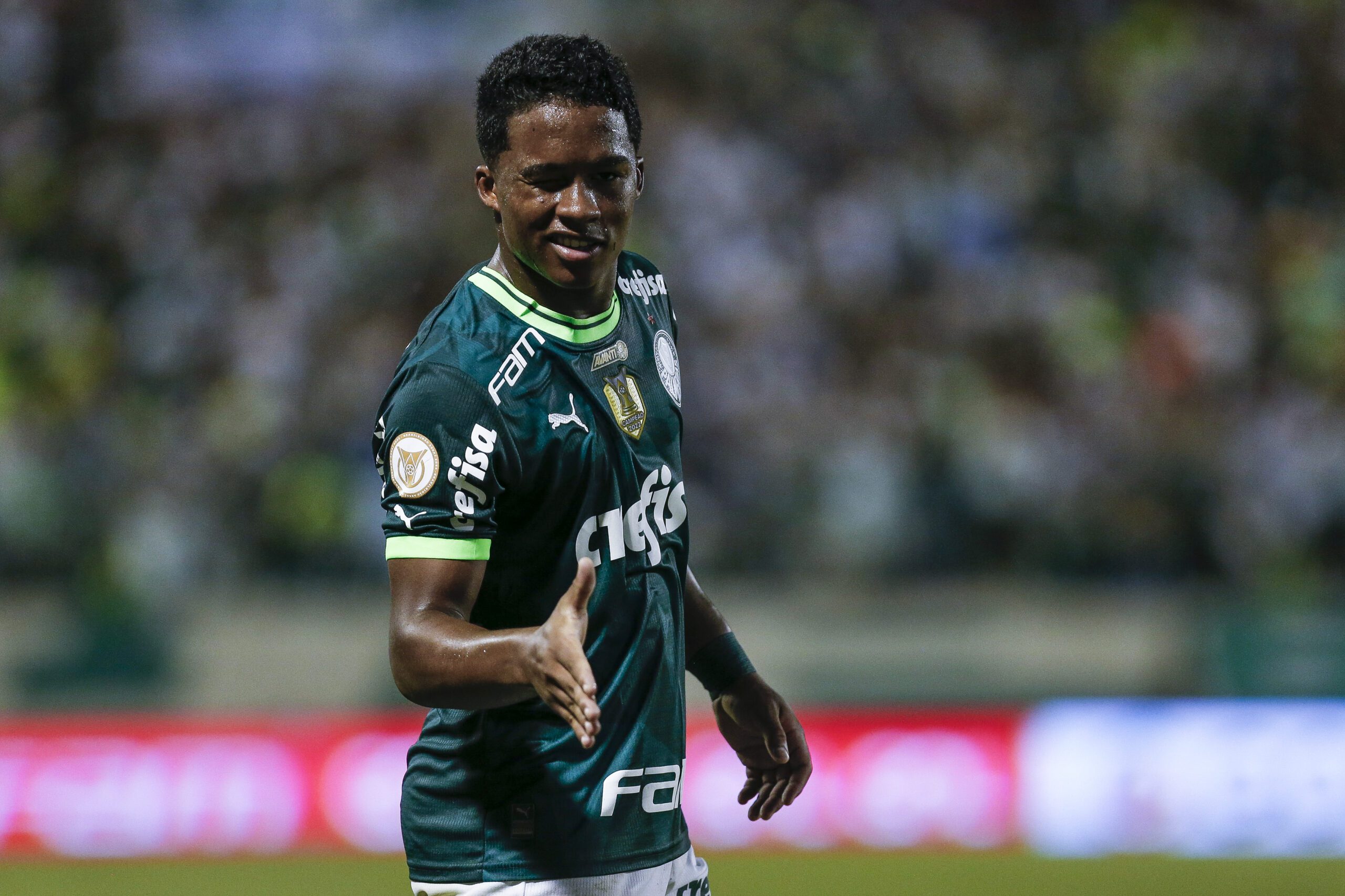 Endrick ilusionado por llegar a Real Madrid. Foto: Getty Images.