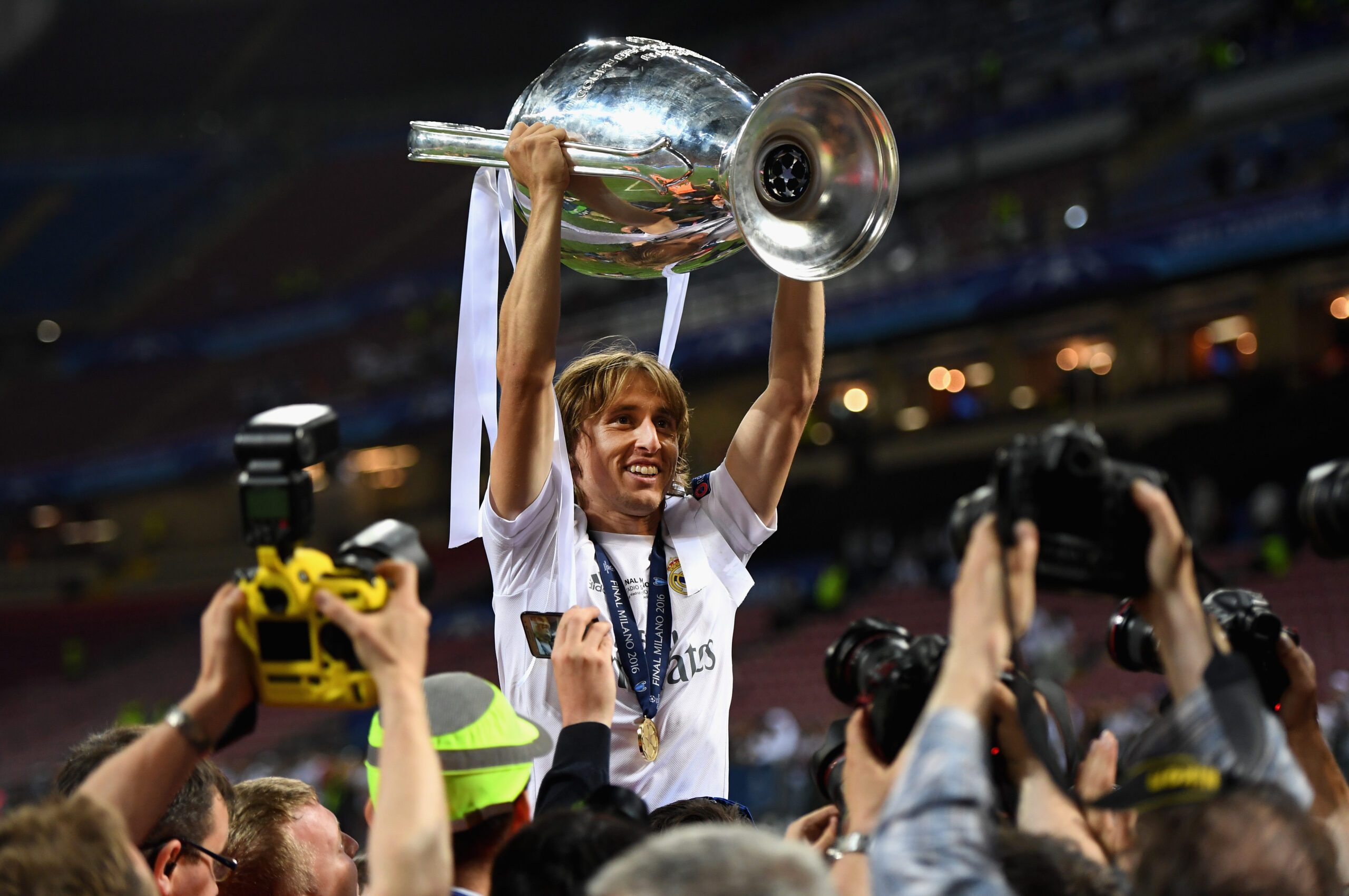 Luka Modric y su recuerdo de La Décima. Foto: Getty Images.