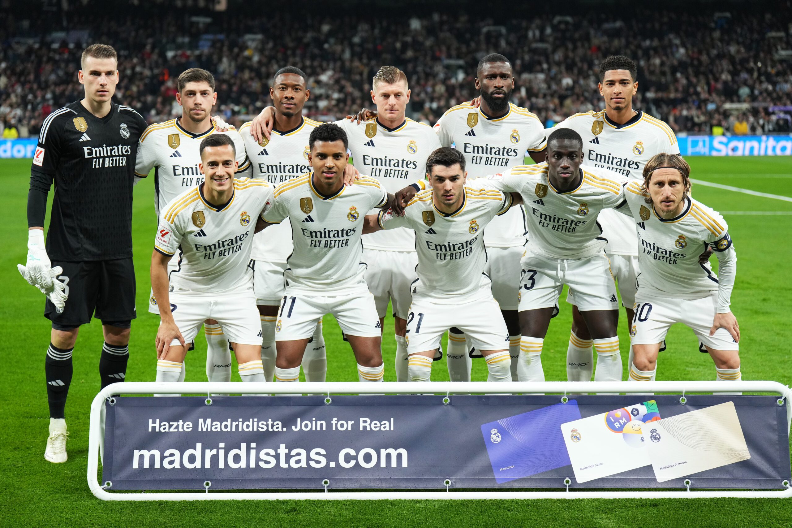 Probable XI de Real Madrid ante Alavés. Foto: Getty Images.
