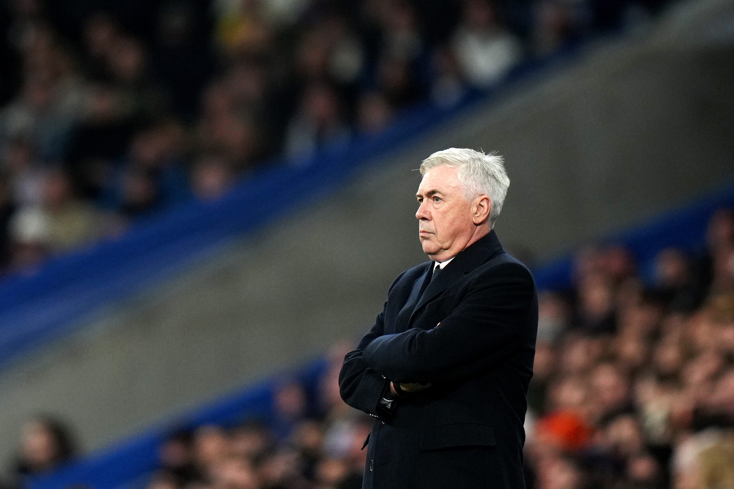 Ancelotti habla sobre la posible llegada de un central. Foto: Getty Images.