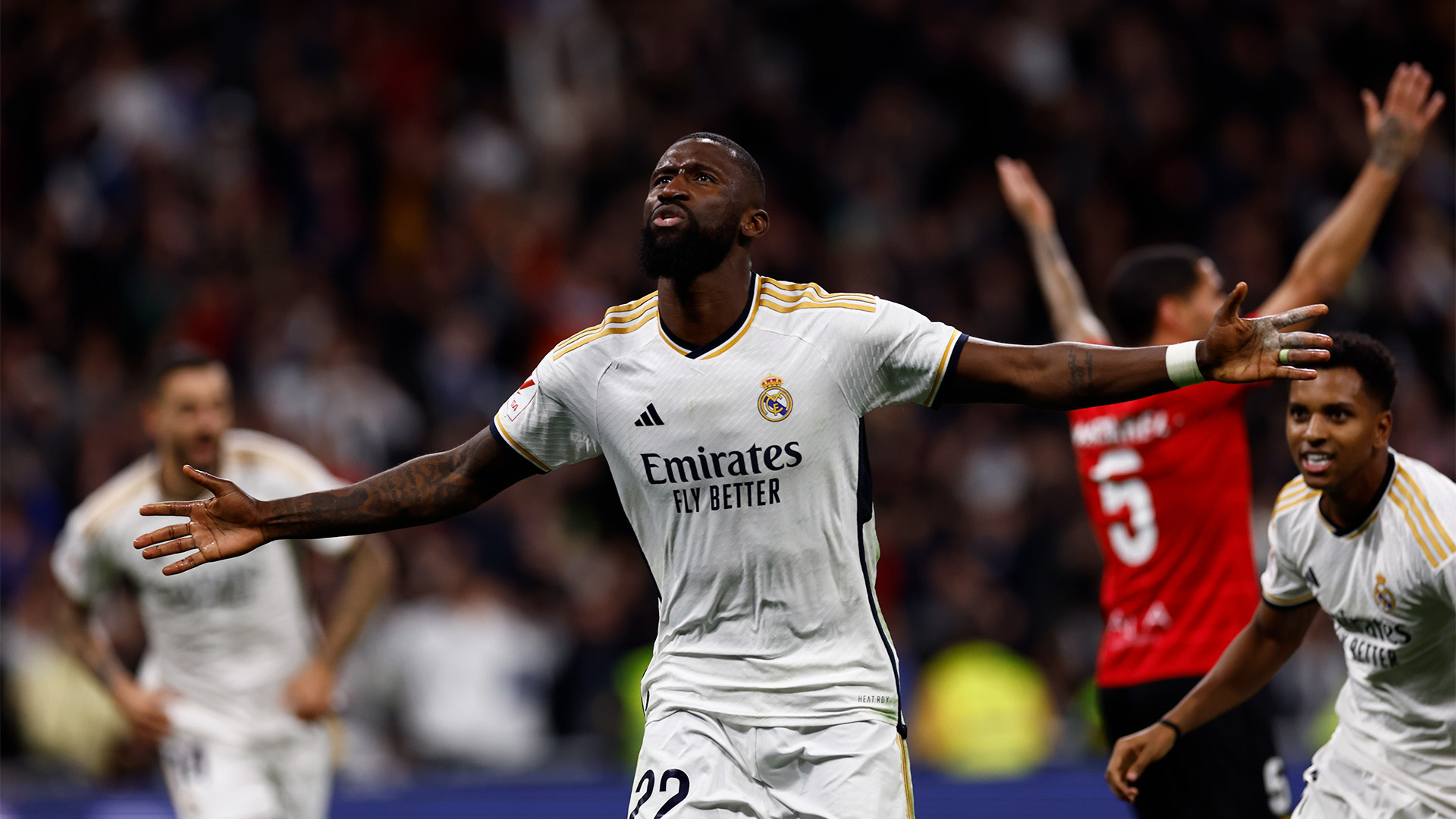 Rüdiger no tiene ninguna lesión de gravedad. Foto: Getty Images.