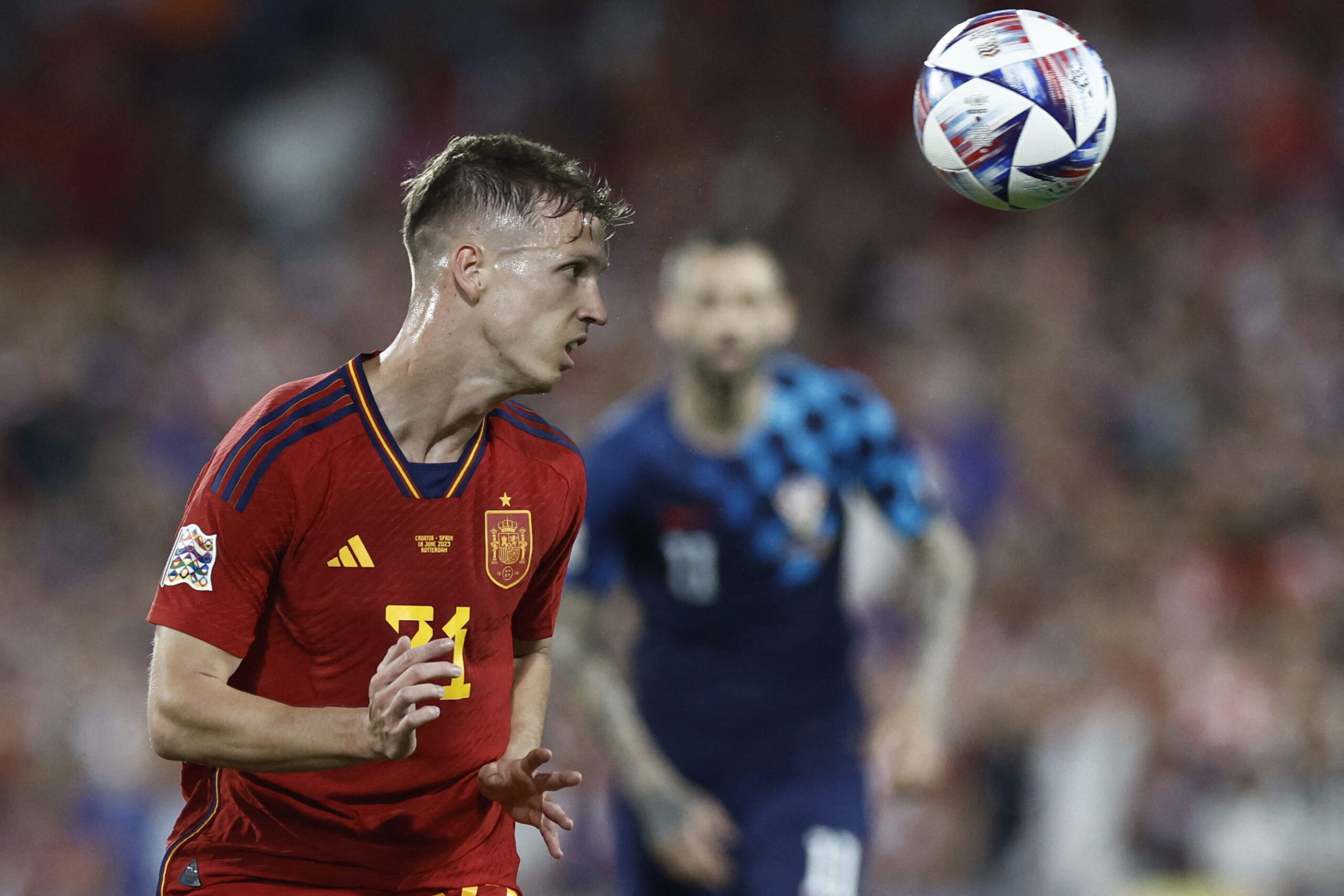 Dani Olmo habló de Luka Modric. Foto: Getty Images.