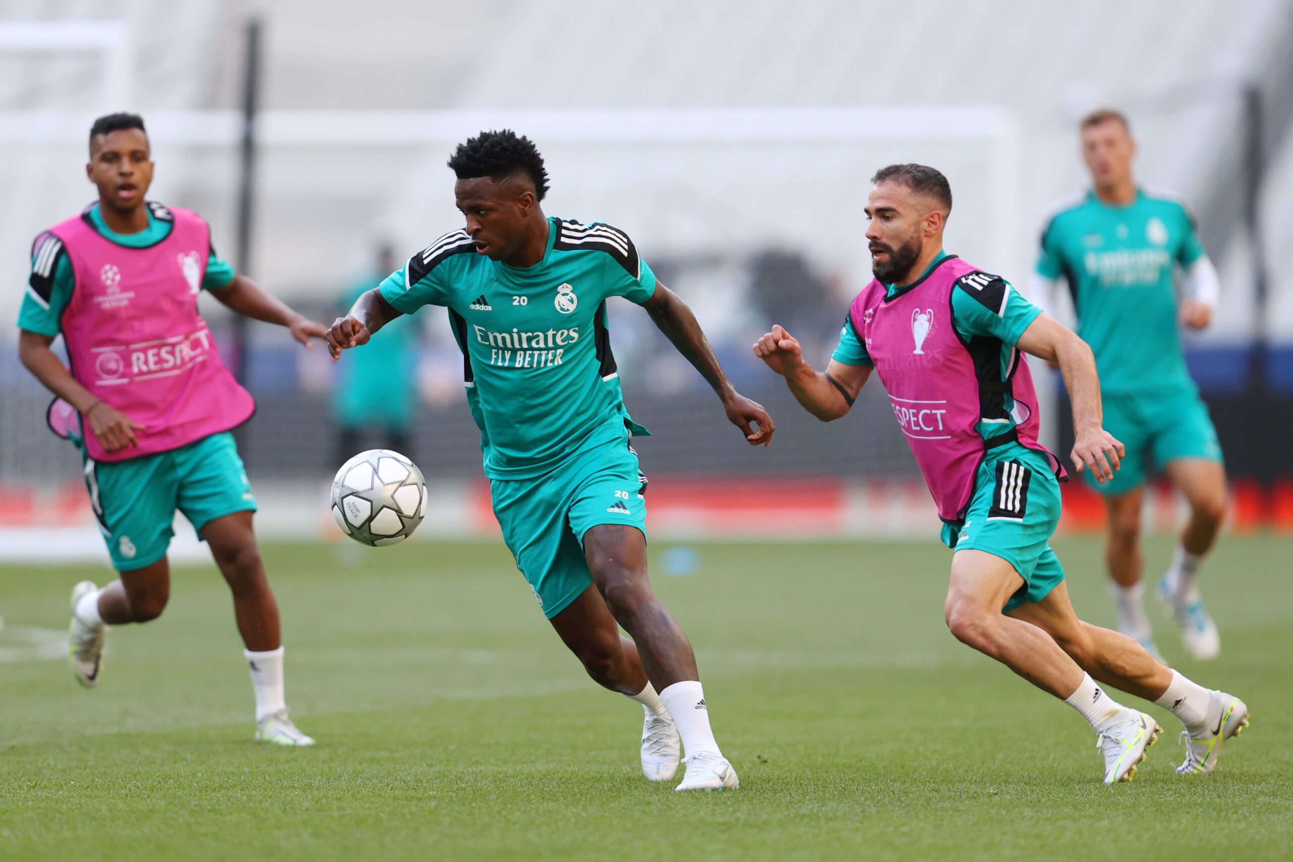 Las dos novedades del Madrid ante Mallorca. Foto: Getty Images.