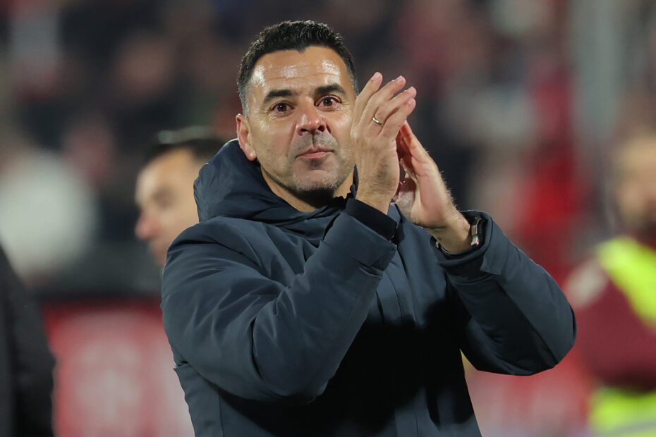 Michel calentó la previa ante Real Madrid. Foto: Getty Images.