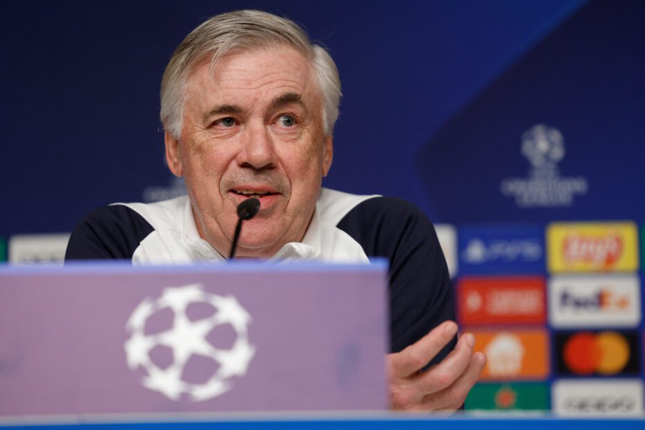 Ancelotti habló de cara al encuentro ante Leipzig. Foto: Getty Images.