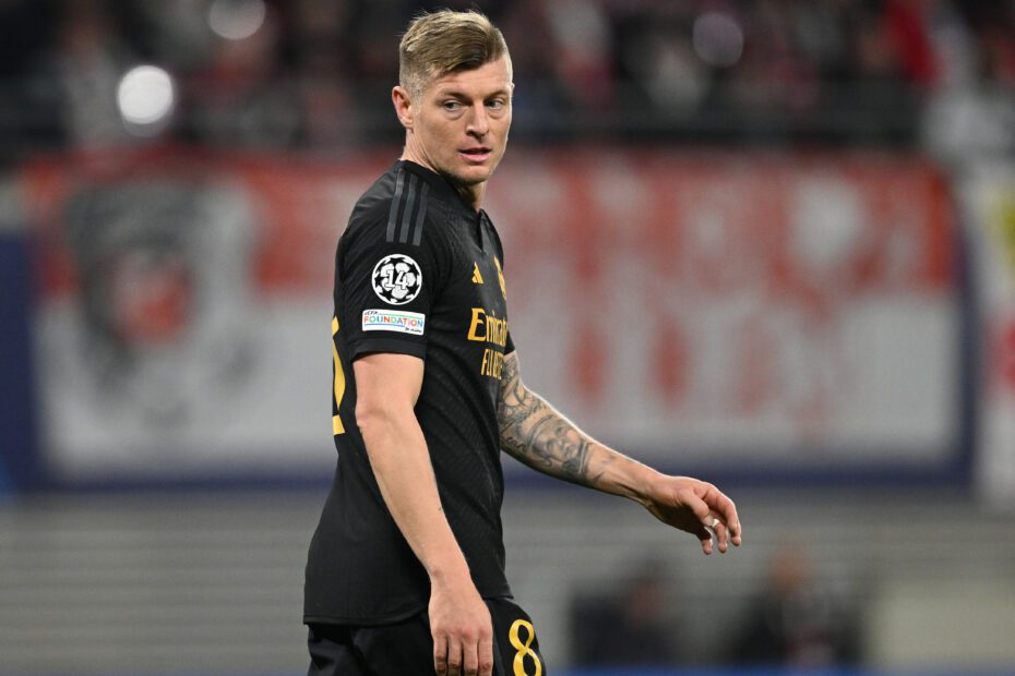 Toni Kroos admite el error en el gol de Leipzig. Foto: Getty Images.