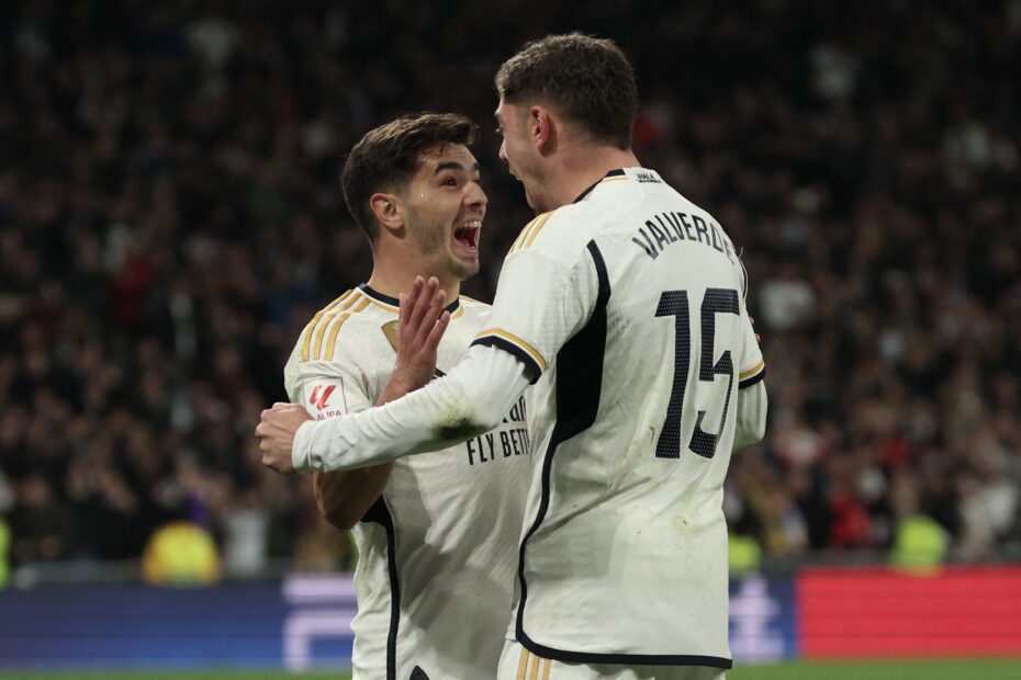 Brahim y Valverde. Foto: Getty Images.
