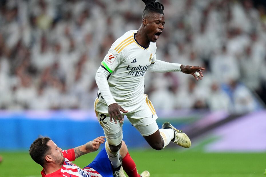 Ancelotti dio detalles del físico de Camavinga. Foto: Getty Images.