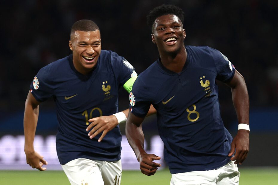 Tchouaméni eligió a Mbappé. Foto: Getty Images.