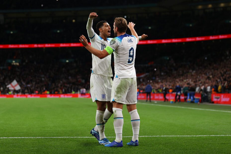 Kane sobre Bellingham. Foto: Getty Images.