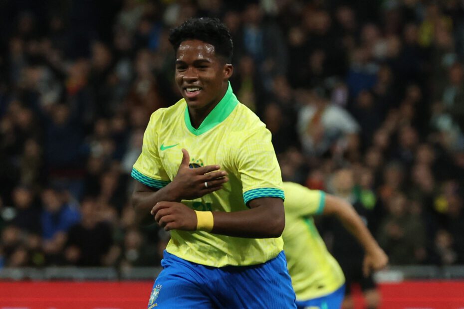 Endrick es el futbolista más valioso de la Copa Libertadores. Foto: Getty Images.