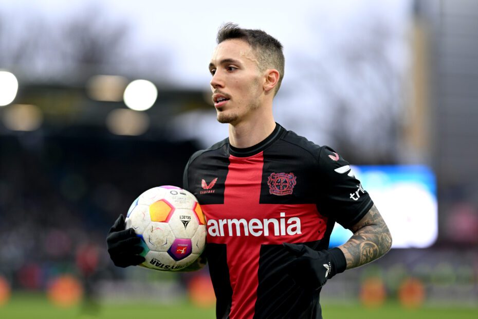 La figura del Leverkusen que le hizo un guiño al Madrid. Foto: Getty Images.