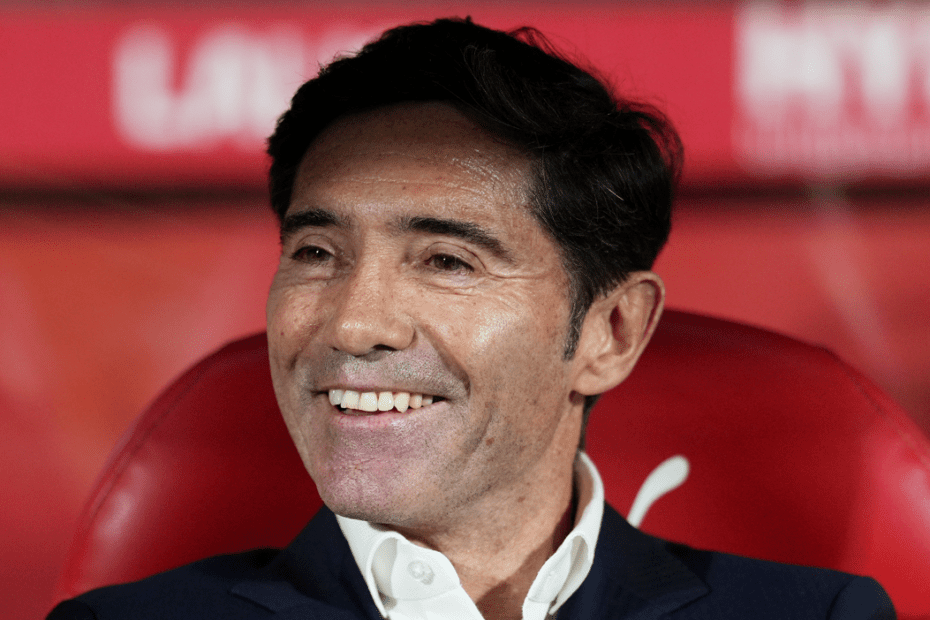 Marcelino ante Real Madrid. Foto: Getty Images.