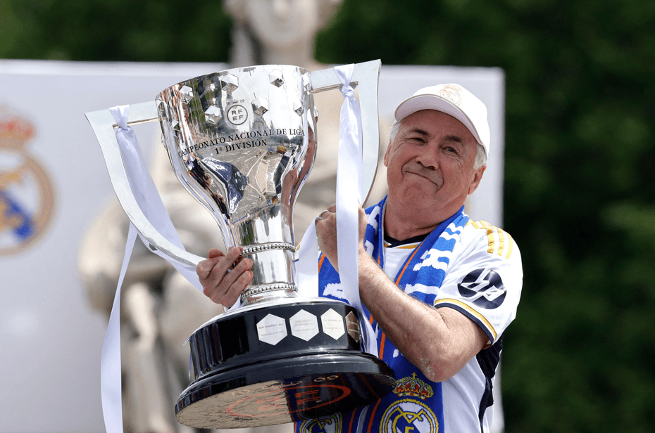 Ancelotti y su pasión. Foto: Getty Images.