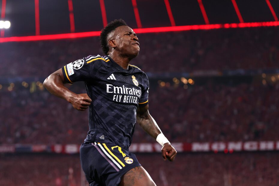 Vinicius es el jugador de la semana en la Champions. Foto: Getty Images.