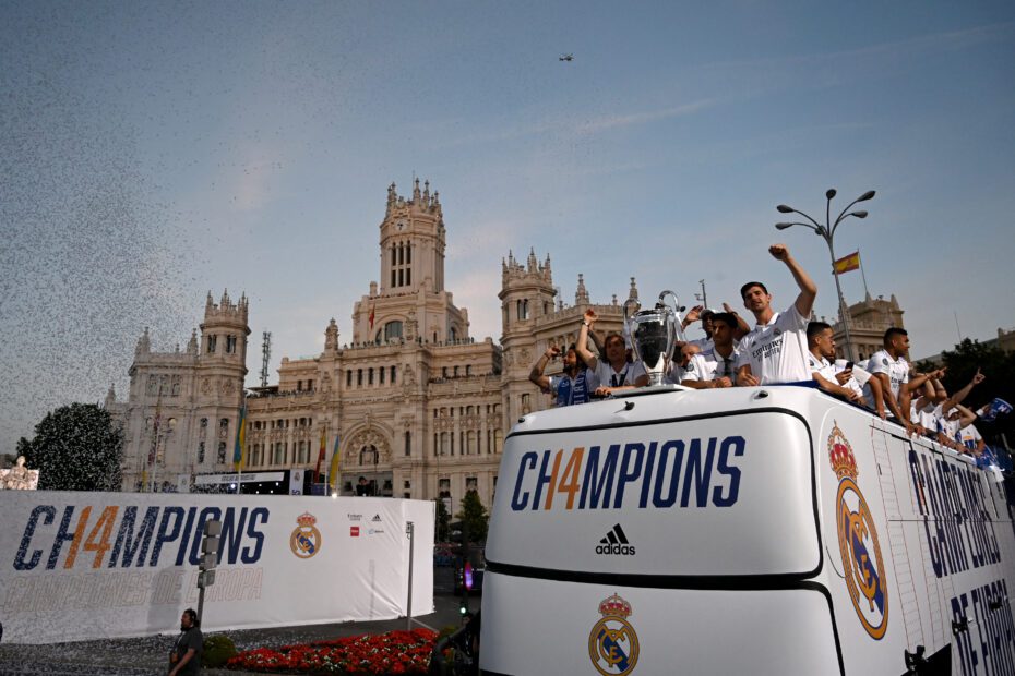 Madrid frena los festejos en Cibeles. Foto: Getty Images.