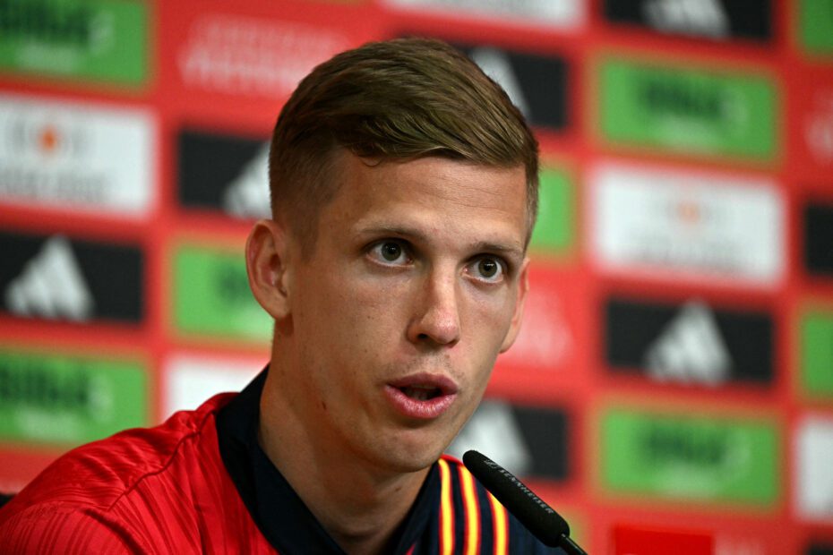 Dani Olmo analiza la final de la EURO. Foto: Getty Images.