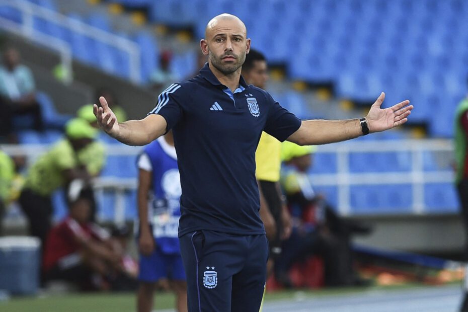 Explotó Mascherano. Foto: Getty Images.