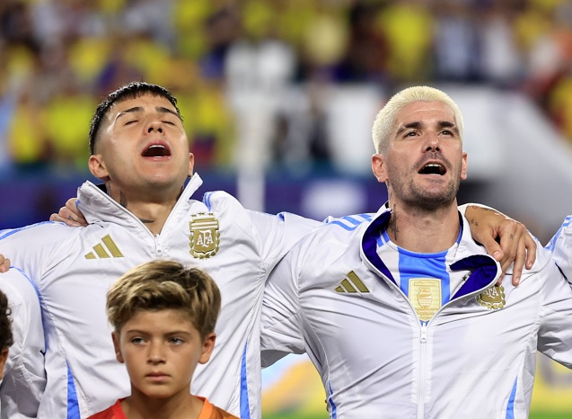 De Paul habla de Enzo. Foto: Getty Images.