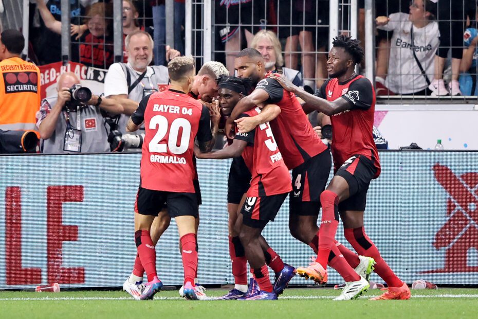 Leverkusen se hace de la Supercopa Alemana ante Stuttgart. Foto: Getty Images.