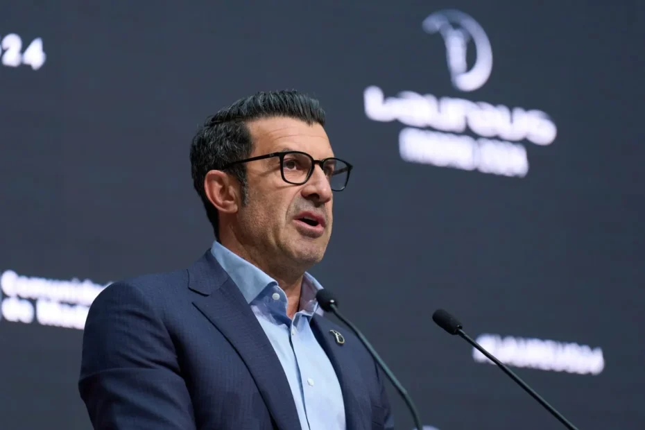 Luis Figo y el debate entre Courtois y Casillas: "Es una tontería". Foto: Getty Images.