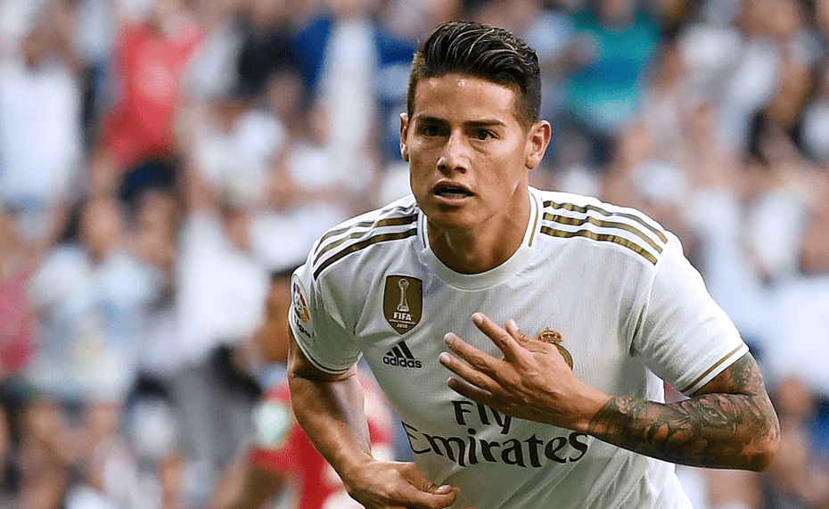 James Rodriguez en Madrid. Foto: Getty Images.