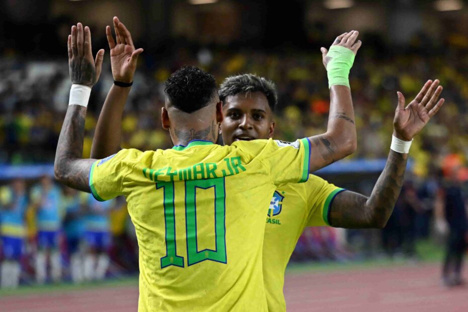 ¿Rodrygo reemplazará a Neymar? Foto: Getty Images.
