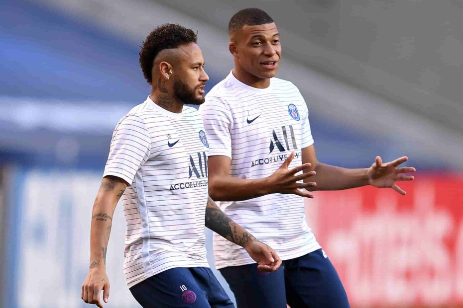 Mbappé le responde a Neymar. Foto: Getty Images.