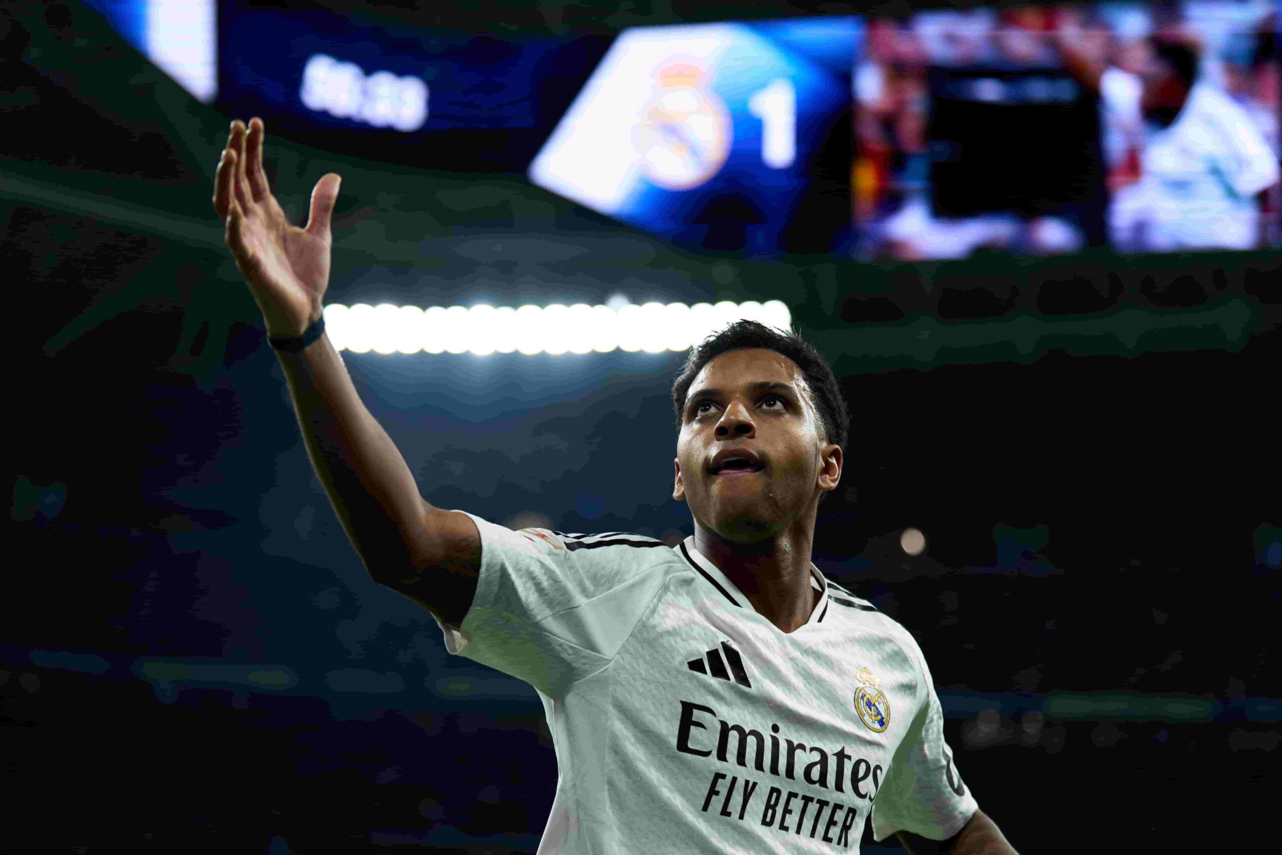 Rodrygo se prepara para enfrentar al City. Foto: Getty Images.