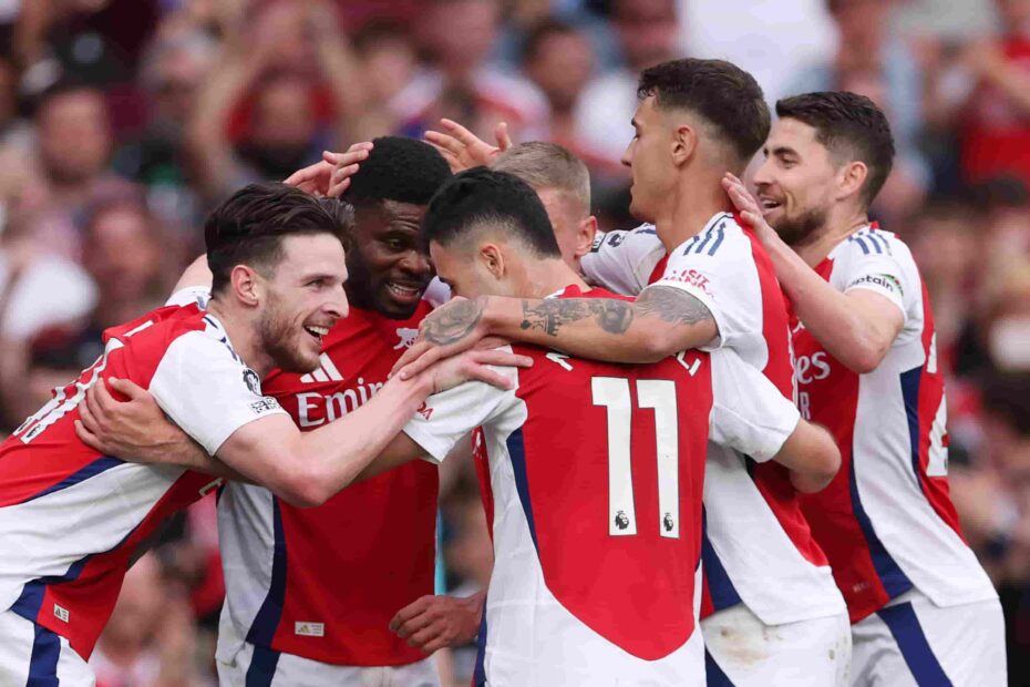 Arsenal quiere pasar. Foto: Getty Images.