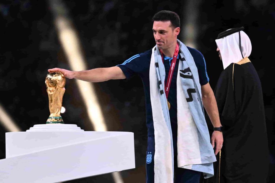 Real Madrid quiere a Scaloni. Foto: Getty Images.
